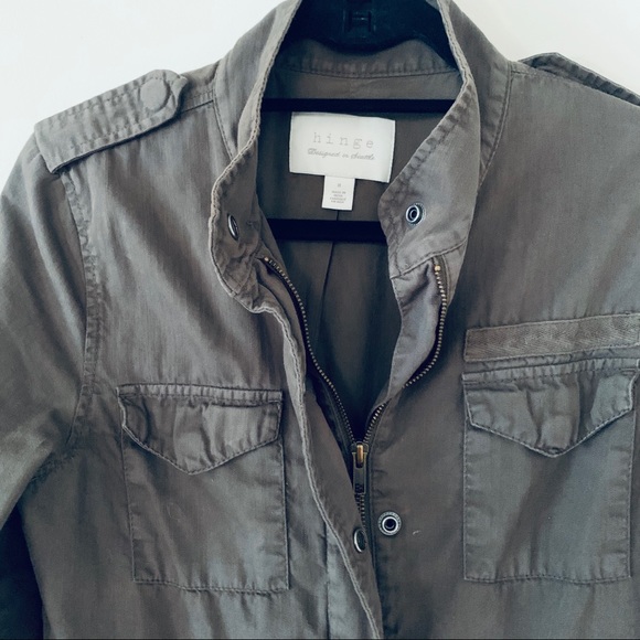 hinge Jackets & Blazers - Hinge Army Utility Jacket EUC